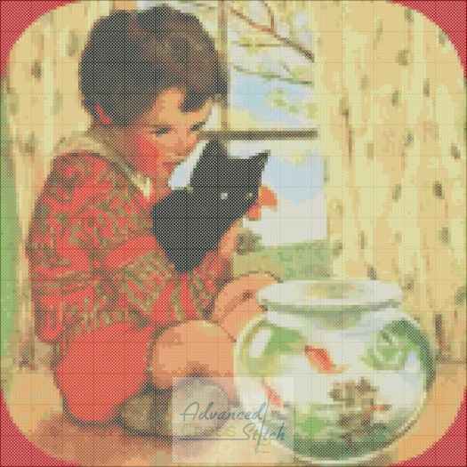 Boy with Pets