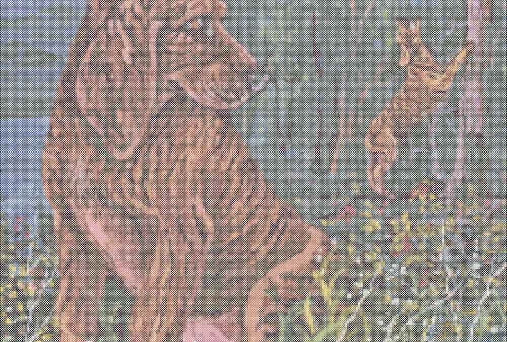 Plott Hound Cross Stitch Chart