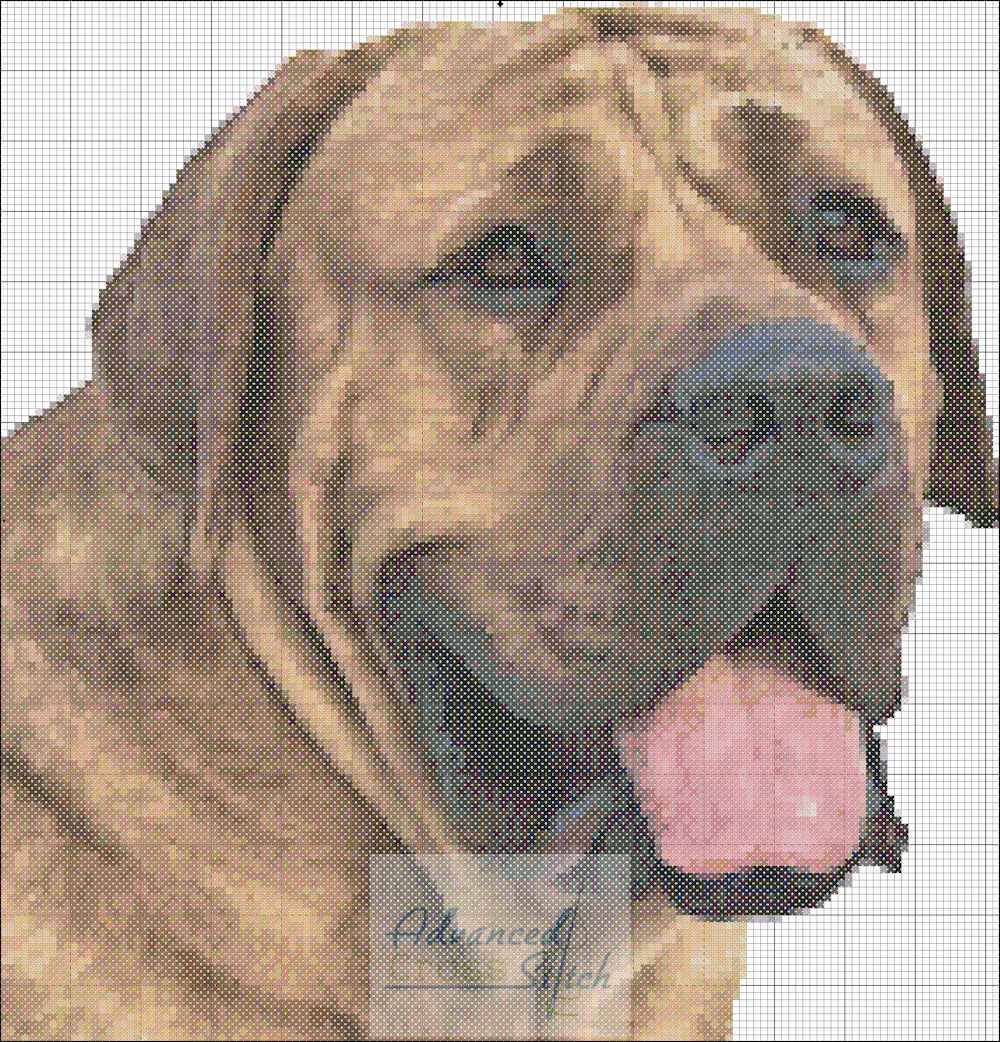 Dog Cross Stitch Pattern