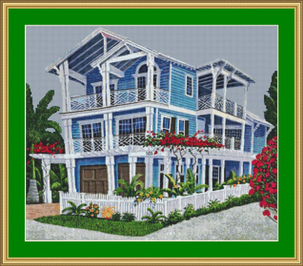 Cedar House Cross Stitch Chart