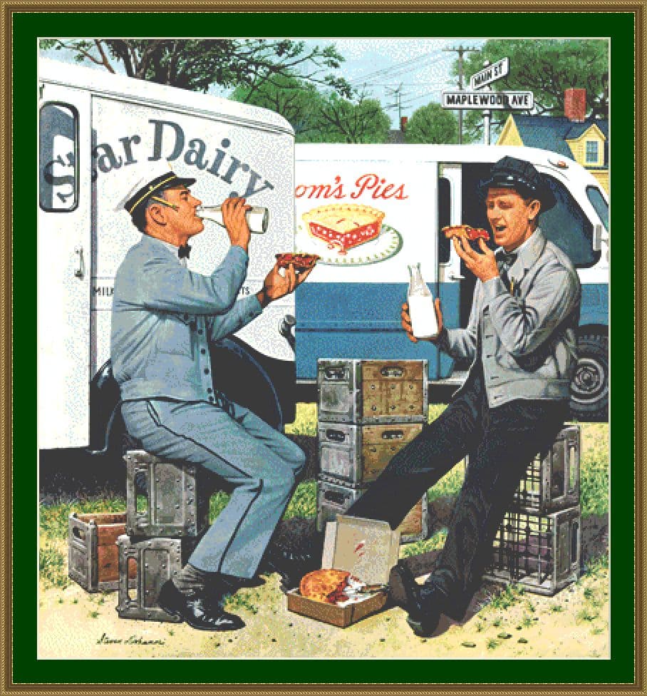 milk man pie guy