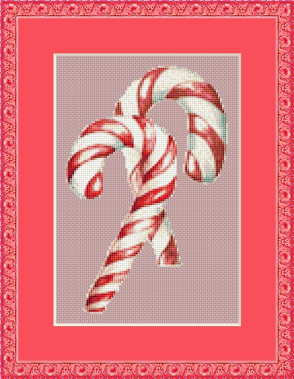 candy cane mockup