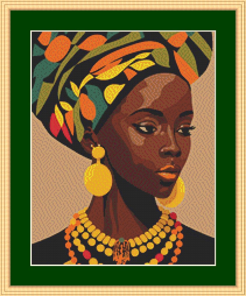 citrus headwrap mockup