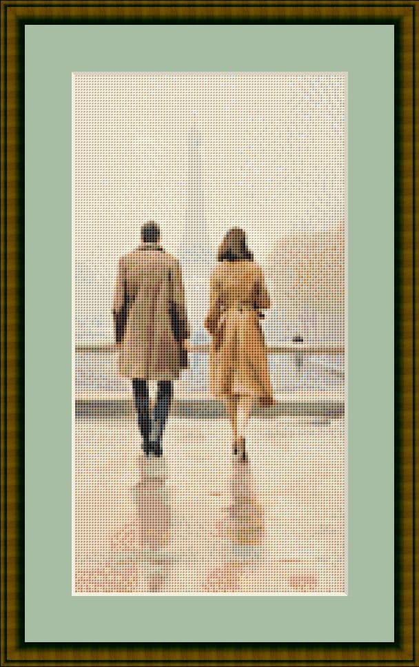 french walk mockup