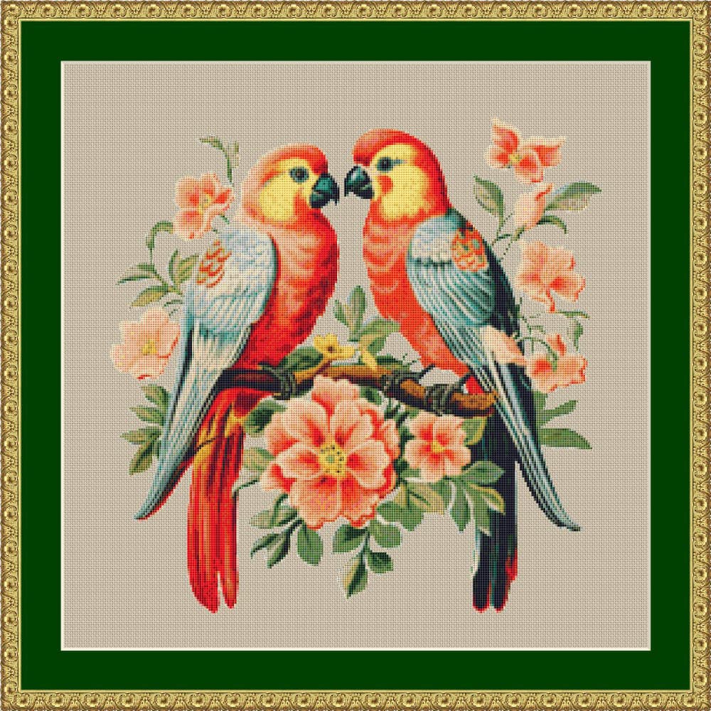 love parrots mockup web