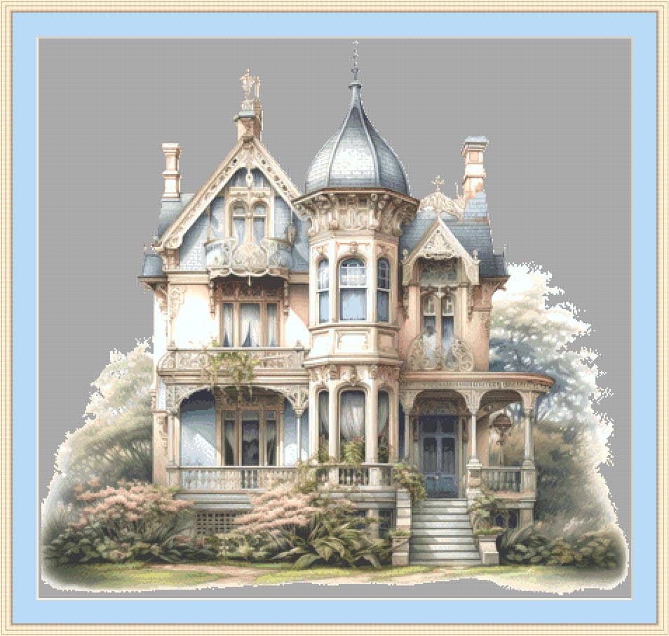 victorian home mockup