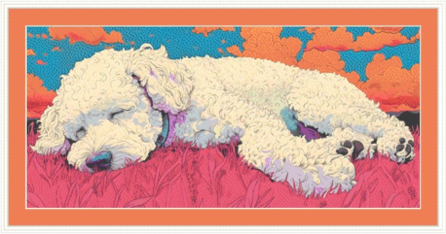 Sleeping dog mockup