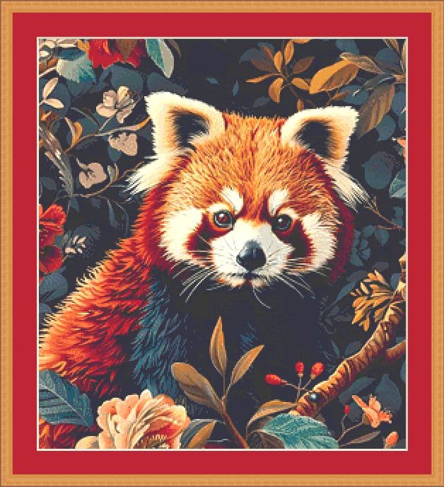 Red panda mockup