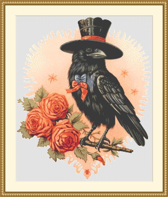 Top Hat Raven Mockup Top hat raven mockup