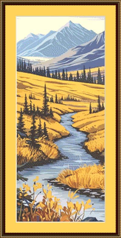 Kobuk Valley Cross Stitch Chart