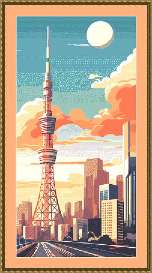 Tokyo Cross Stitch Chart